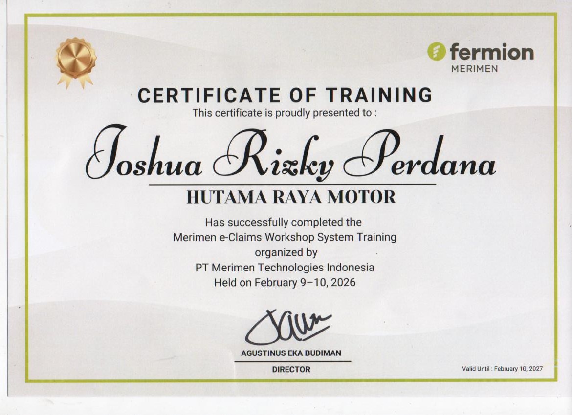 Sertifikat Terintegrasi Merimen